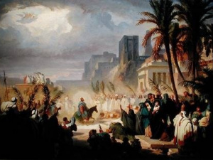 Вхід Господній у Єрусалим, Félix Louis Leullier - Фото ілюстративне з відкритих джерел  