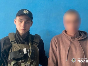 Затримання грабіжника, фото Національної поліції 