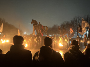«Бути воїном – жити вічно»: до річниці повномасштабного вторгнення криворіжці провели памʼятну ходу
