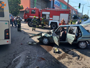У Покровському районі сталася ДТП: постраждали чотири особи