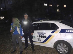У Кривому Розі поліція охорони затримала місцевого, який приніс додому кущ конопель