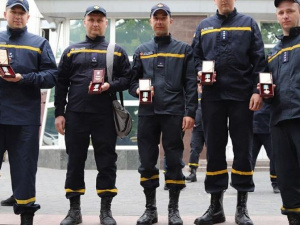 Співробітників ДСНС Дніпропетровщини нагородили орденами «За мужність»