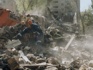 Найжорстокіший ракетний удар, фото ДСНС України