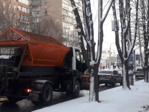 В Кривому Розі в умовах негоди для прибирання снігу виведена спеціалізована техніка - заява