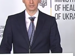 Віктор Ляшко під час брифінгу 27 березня 2020 року.