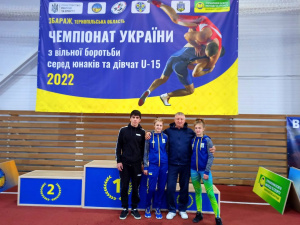 Криворізькі спортсмени посіли призові місця на чемпіонаті України з вільної боротьби