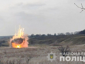 На Дніпропетровщині вибухотехніки знищили збиті російські ракети та безпілотники