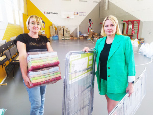 «Криворізька фундація майбутнього» у межах проєкту Shelter Ukraine забезпечила побутовими наборами близько 3 тисяч переселенців