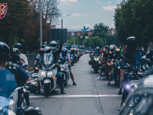 Мотопробіг у Кривому Розі: містяни збирали кошти на підтримку 77-ї бригади ДШВ