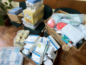 Захисники Криворізького району отримали набір ліків та медикаментів