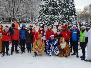 У Кривому Розі стартував велопробіг Дідів Морозів