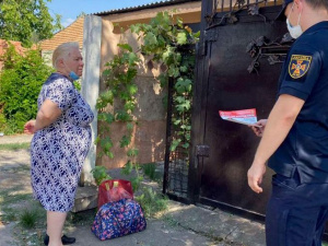 У Криворізькому районі надзвичайники провели пожежно-профілактичні бесіди серед мешканців