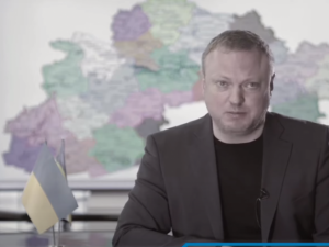 Святослав Олійник. Стоп-кадр із відеозвернення