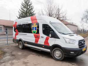 Вирішення нагальних питань Глеюватської громади: у цьому допомагає соціальний транспорт, придбаний за підтримки Метінвесту