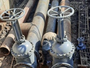 ремонт магістрального трубопроводу, фото пресслужби АТ "Криворізька теплоцентраль"