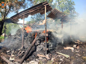 Внаслідок пожежі у Криворізькому районі постраждала жінка – подробиці