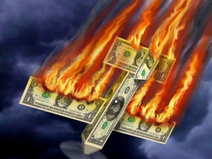 Падіння долара, фото з відкритих джерел 