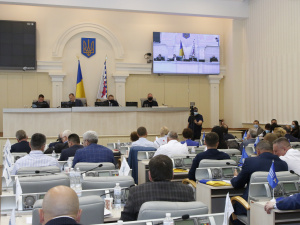 Фото Миколи Лукашука, сесія облради 