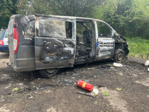 Евакуаційний транспорт волонтерів потрапив під російський обстріл 