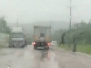 Фото очевидцев происшествия