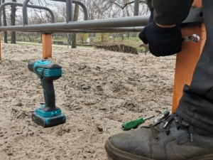 В одному із парків Центрально-Міського району розпочато реконструкцію