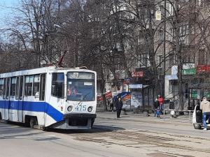 200 гривен ежемесячно будут платить за каждый трамвай, подключенный к GPS-мониторингу, в Кривом Роге