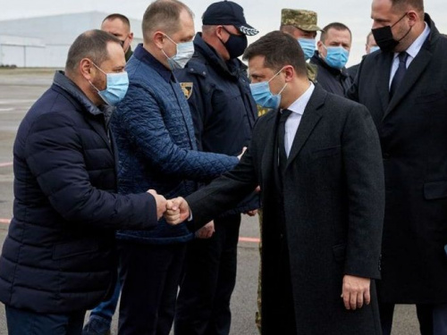 Президент України Володимир Зеленський з робочим візитом на Дніпропетровщині