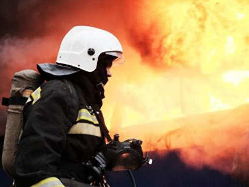 В одном из районов Кривого Рога ночью сгорела иномарка