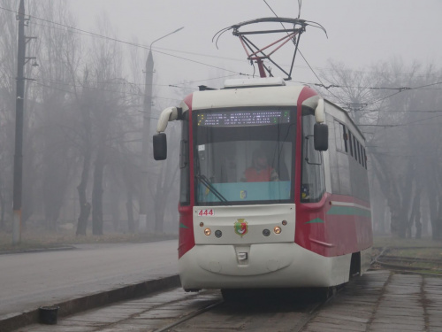 Оновлений трамвай, фото управління преси Криворізького міськвиконкому 