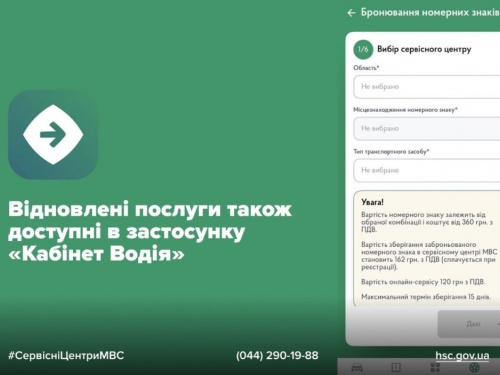 Номерні знаки без візиту до сервісного центру: послуга знову доступна онлайн