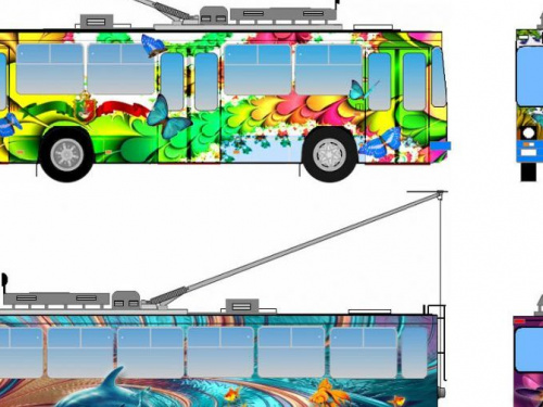 В Кривом Роге могут появиться красочные троллейбусы (ФОТО)