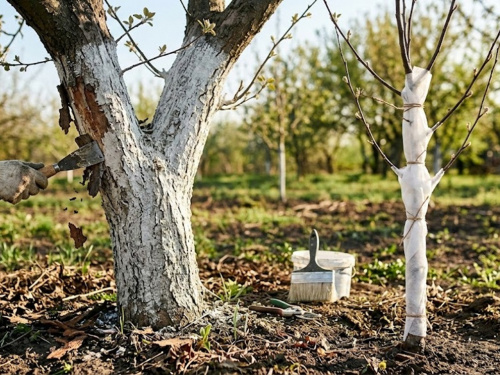 Весняний догляд за садом: все про побілку дерев - фото з відкритих джерел