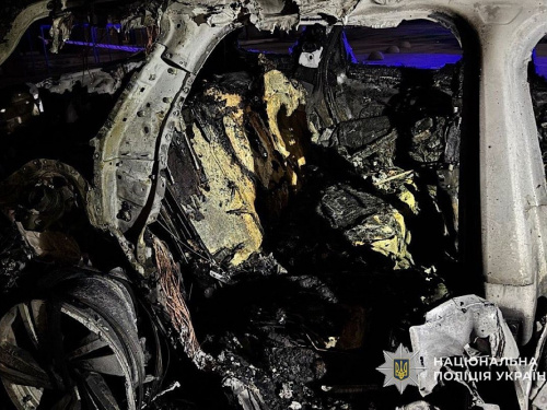 У Кривому Розі спалили автомобіль: поліцейські вийшли на підозрюваного