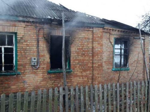 В Кривом Роге жители частного дома остались практически без крыши над головой (фото)