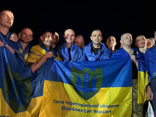 Обмін полоненими - вдома 10 захисників з Дніпропетровщини, фото Сергія Лисака