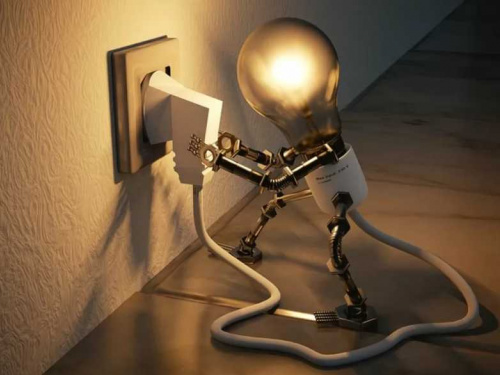 Підключений у мережу лампочка, фото з відкритих джерел 