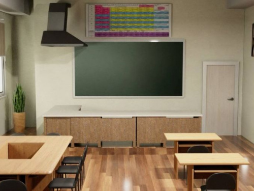 Как в криворожской школе № 27 проходит реализация проекта #ClassMetinvest, где готовят кабинет химии (ФОТО)