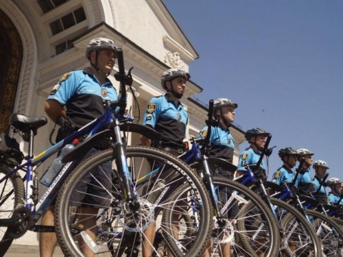 В Кривом Роге вновь появятся копы на велосипедах (фото)