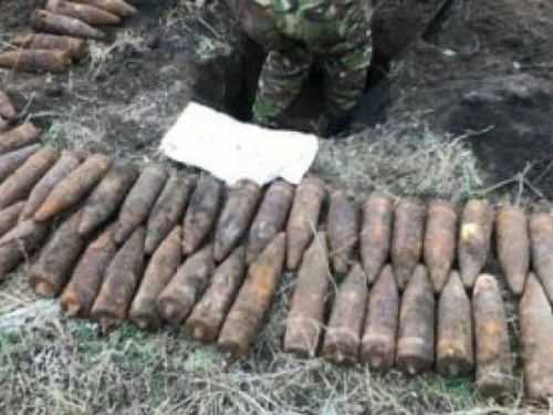 Под Кривым Рогом обнаружили более сотни боеприпасов