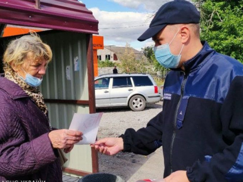 У Криворізькому районі вогнеборці нагадали правила пожежної та власної безпеки