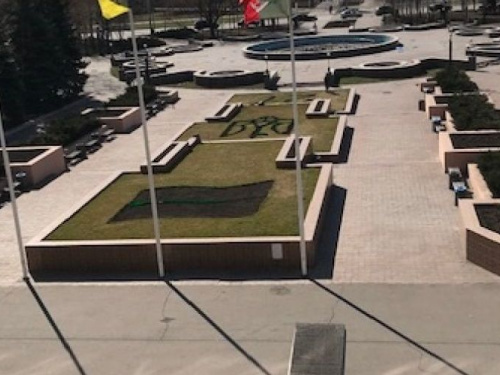 В Кривом Роге началась реконструкция главной фонтанной площади (фото)