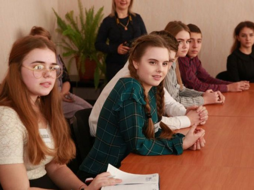 Школьники Кривого Рога пообщались с директором одного из промышленных "гигантов" страны