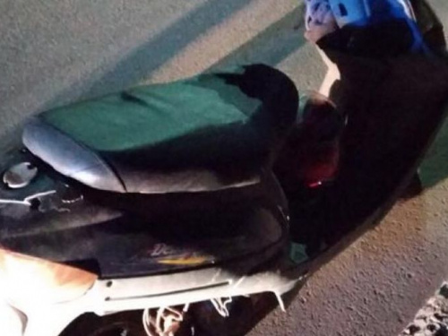 В Кривом Роге ночью патрульные остановили нетрезвого водителя на скутере (фото)