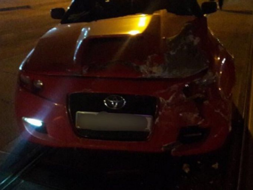 В Кривом Роге столкнулись две иномарки (фото)