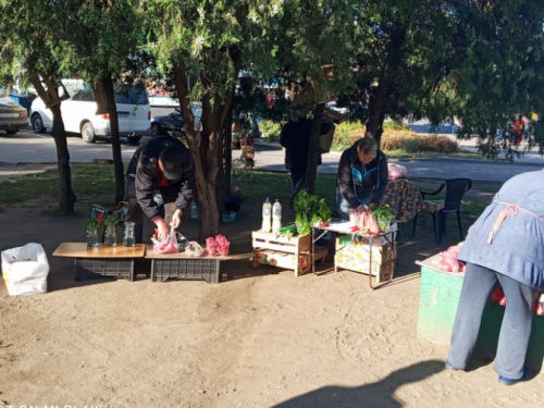 В Кривом Роге ликвидировали стихийную торговлю по улице Владимира Великого