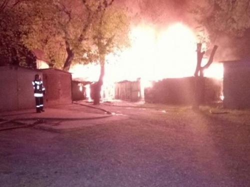 Масштабный пожар в Кривом Роге повредил 12 конструкций (ФОТО)