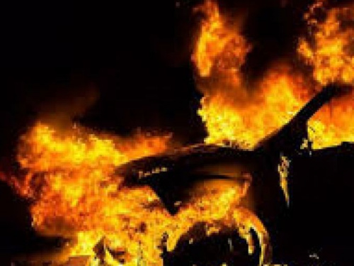 В Кривом Роге горели три автомобиля