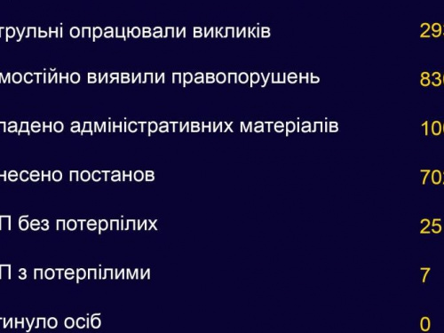 В Кривом Роге за неделю в патрульную полицию обратились около трех тысяч жителей города