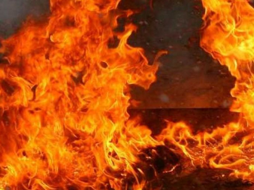 В Кривом Роге на ходу загорелся автомобиль