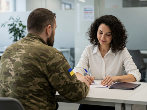 Робота з ветеранами, фото ілюстративне 